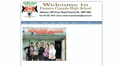 Desktop Screenshot of easterncanadahs.com